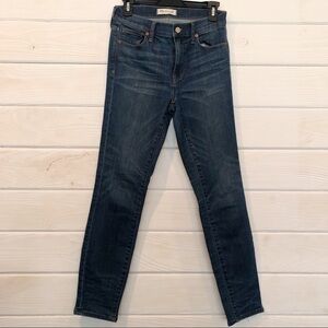 Madewell High Riser Skinny Denim Jeans